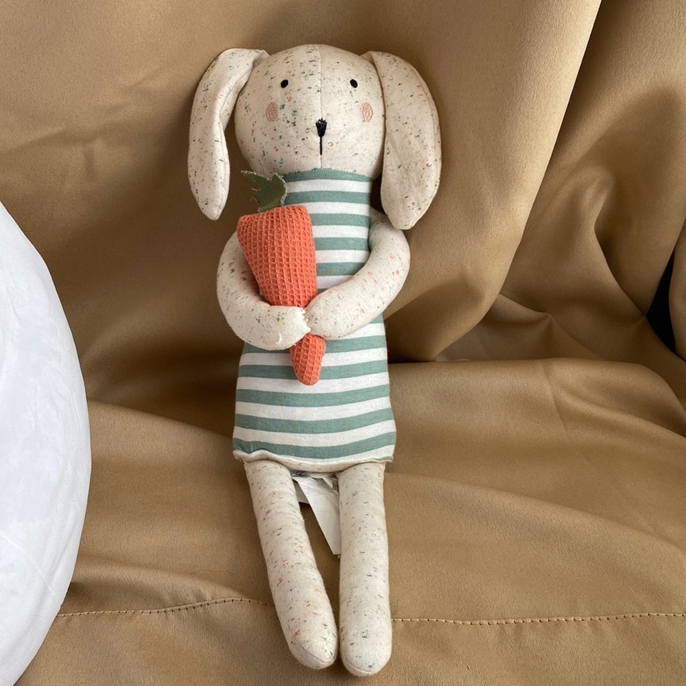 Bunny & Carrot Stuffed Animal